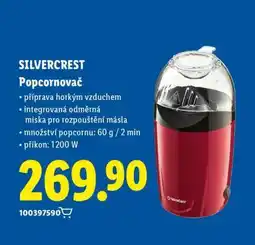 Lidl SILVERCREST Popcornovač nabídka