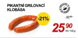 ZEMAN PIKANTNÍ GRILOVACÍ KLOBÁSA nabídka