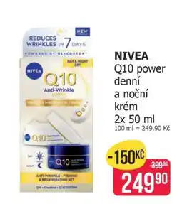 Teta Nivea Q10 Power denní a noční krém nabídka