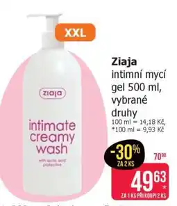 Teta Ziaja intimní mycí gel 500 ml nabídka