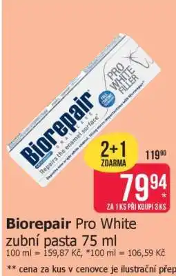 Teta Biorepair Pro White zubní pasta 75 ml nabídka