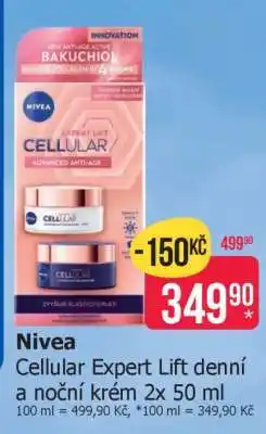 Teta Nivea Cellular Expert Lift denní a noční krém 2x 50 ml nabídka