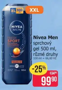 Teta Nivea Men nabídka