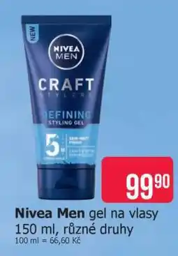 Teta NIVEA MEN Gel na vlasy nabídka