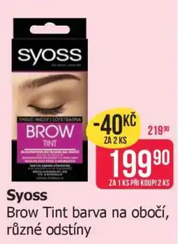 Teta Syoss Brow Tint nabídka