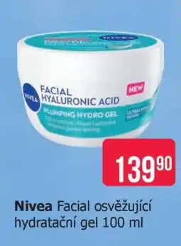 Teta Nivea Facial osvěžující hydratační gel 100 ml nabídka