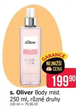 Teta s. Oliver Body mist nabídka