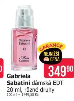 Teta Gabriela Sabatini dámská EDT nabídka