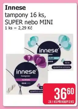 Teta Innese tampony 16 ks, SUPER nebo MINI nabídka