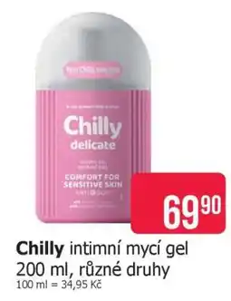 Teta Chilly intimní mycí gel nabídka