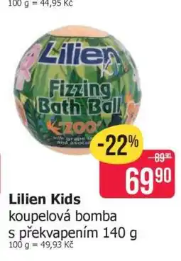 Teta Lilien Kids koupelová bomba s překvapením 140 g nabídka
