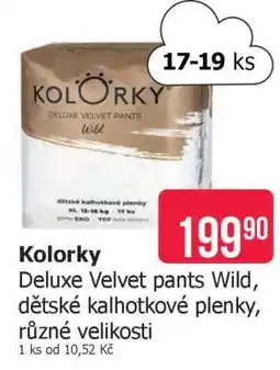 Teta Kolorky Deluxe Velvet pants Wild nabídka