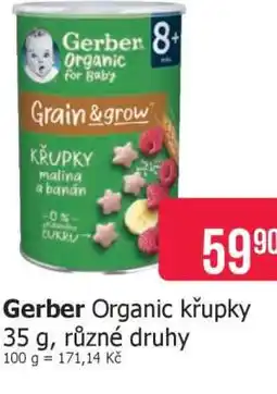 Teta GERBER Organic křupky nabídka