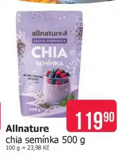 Teta Allnature chia semínka 500 g nabídka