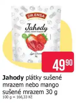 Teta Jahody plátky sušené mrazem nebo mango sušené mrazem 30 g nabídka