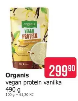 Teta Organis Vegan protein vanilka nabídka