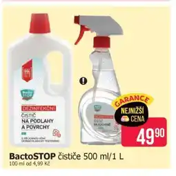 Teta BactoSTOP čističe 500 ml/1 L nabídka
