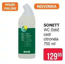 Teta SONETT WC čistič cedr citronela 750 ml nabídka
