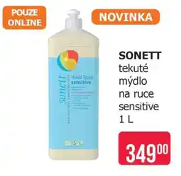 Teta SONETT tekuté mýdlo na ruce sensitive 1 L nabídka