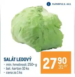 Makro Salát ledový nabídka