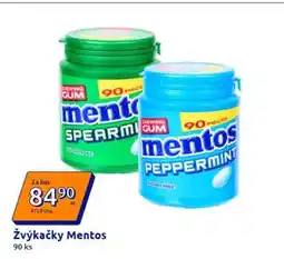 Action Žvýkačky Mentos nabídka