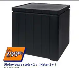 Action Úložný box a stolek 2 v 1 Keter 2 v 1 nabídka