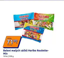 Action Balení malých sáčků Haribo Roulette-Mix nabídka