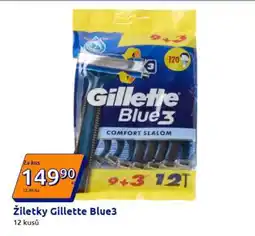Action Žiletky Gillette Blue3 nabídka
