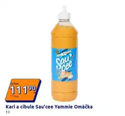 Action Kari a cibule Sau'cee Yammie Omáčka nabídka