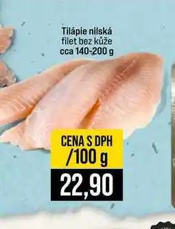 Jip Tilápie nilská filet bez kůže cca 140-200 g 100g nabídka