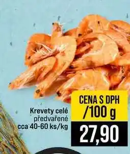 Jip Krevety celé předvařené cca 40-60 ks nabídka