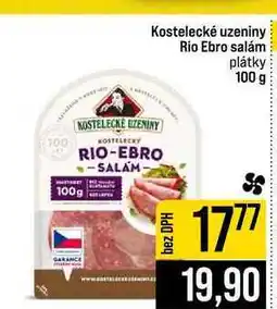 Jip Kostelecké uzeniny Rio Ebro salám plátky nabídka