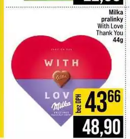 Jip Milka pralinky With Love Thank You nabídka