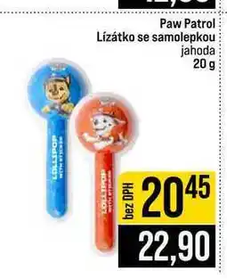 Jip Paw Patrol Lízátko se samolepkou jahoda nabídka