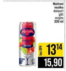 Jip Mattoni nealko daiquiri g&t mojito nabídka