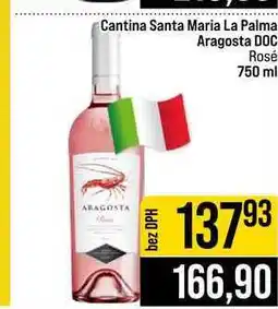 Jip Cantina Santa Maria La Palma Aragosta DOC bez DPH Rosé nabídka