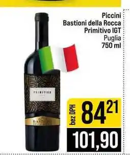 Jip Piccini Bastioni della Rocca Primitivo IGT Puglia nabídka