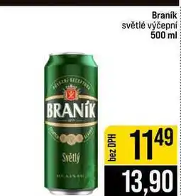 Jip Braník světlé výčepní nabídka