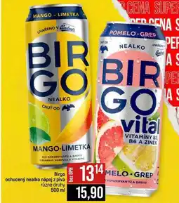 Jip Birgo ochucený nealko nápoj z piva různé druhy nabídka