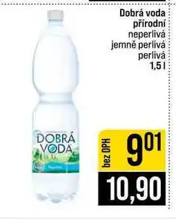 Jip Dobrá voda přírodní neperlivá jemně perlivá perlivá nabídka