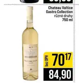 Jip Chateau Valtice Gastro Collection různé druhy nabídka