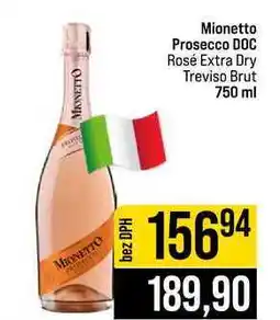 Jip Mionetto Prosecco DOC Rosé Extra Dry Treviso Brut nabídka