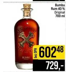 Jip Bumbu Rum 40% Original nabídka