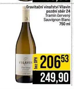 Jip Gravitační vinařství Vilavin pozdní sběr 24 Tramín červený Sauvignon Blanc nabídka