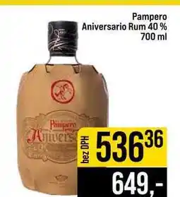 Jip Pampero Aniversario Rum 40% nabídka