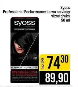 Jip Syoss Professional Performance barva na vlasy různé druhy Syoss nabídka