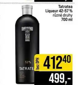 Jip Tatratea Liqueur 42-57% různé druhy nabídka