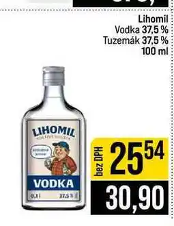 Jip Lihomil Vodka 37,5% Tuzemák 37,5% nabídka