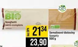 Jip Semolinové těstoviny špagety nabídka