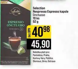 Jip Selection Nespresso Espresso kapsle Onctuoso 10 ks nabídka
